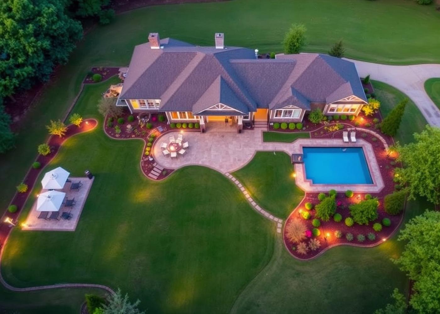 Highland Estate, Backyard transformation